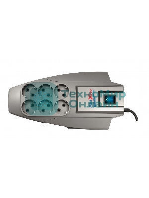 Сетевой фильтр Pilot X-Pro: 6 евророзеток Zero Start биметаллический предохранитель и микропроцессор 5 метров Pilot X-Pro 5M