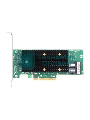 Контролер LSI 9400-8i SGL (05-50008-01), PCIe 3.1 x8 LP, Tri-Mode SAS/SATA/NVMe 12G HBA, 8port(1*int SFF8643), 3408 IOC