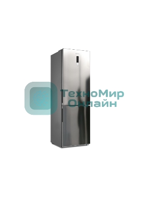 Холодильник Centek CT-1732 NF нержавеющая сталь двухкамерный 229/79л морозилка снизу, No Frost