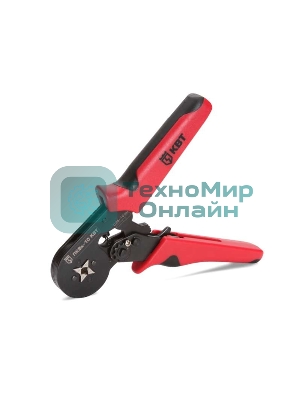 Пресс-клещи КВТ ПКВк-10 (74712) НШВИ, НШВ: 0.25–10 мм2, НШВИ(2): 2х0.5–2х6.0 мм2