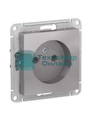 Механизм розетки 1-м СП AtlasDesign без заземл. 16А алюм. SchE ATN000341