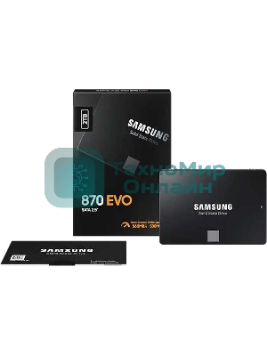 Накопитель SSD Samsung 870 EVO, 2Tb, SATA III, 2.5