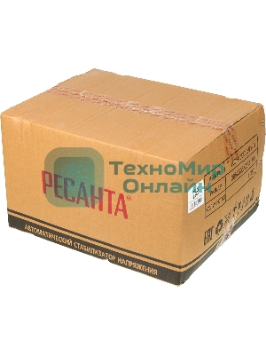 Стабилизаторы напряжения Ресанта АСН-5 000 Н/1-Ц 63/6/16 Стабилизатор Lux 220В±8%, Габариты 260х155х310, Вес 8кг