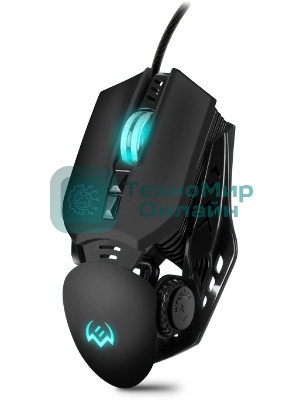 Мышь проводная SVEN RX-G815 черный, 8000 dpi, USB, кнопки - 7