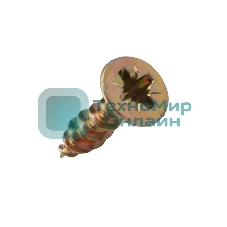 Саморез универсальный Kranz 4х16, желтый цинк, короб (200 шт./уп.)