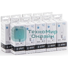 Лампа светодиодная Gauss Elementary 8Вт цок.: E14 свеча 220B 4100K св. свеч. белый. ней. С35 (упак.: 10 шт)