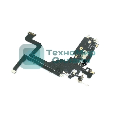 Шлейф с разъемом зарядки и микрофоном для Apple iPhone 13 Pro, черный