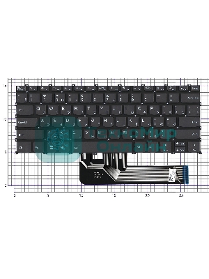 Клавиатура для ноутбука Lenovo Yoga 6 13ABR8, черная