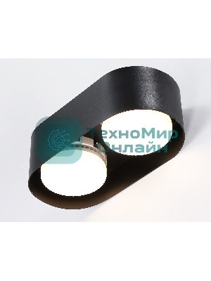 Светильник накладной TN70821/2 BK черный GX53/2 max 12W 200*100*60