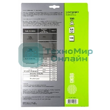 Фотобумага Cactus CS-LPA4100100 A4/100г/м2/100л./белый глянцевое для лазерной печати