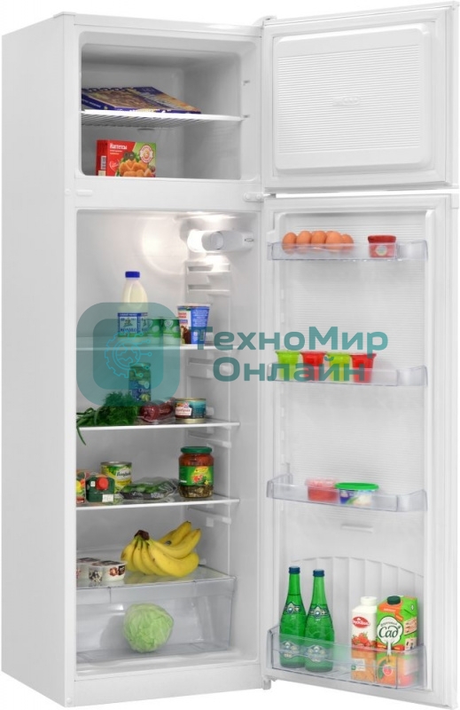 Холодильник Nordfrost NRT 144 032 белый двухкамерный 262/68 л морозилка сверху