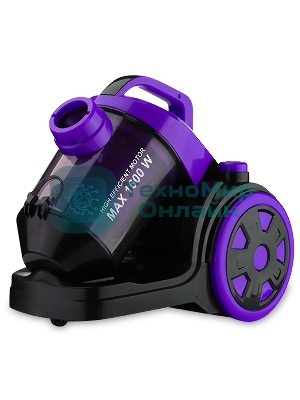 Пылесос Sakura SA-8312BP 1600Вт б/м HEPA фиол/черн