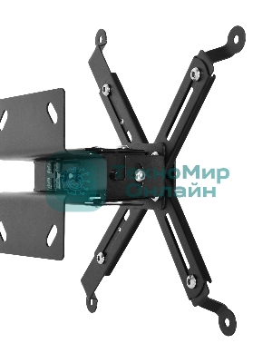 Кронштейн для проектора Buro PR07-B черный макс.12кг потолочный поворот и наклон