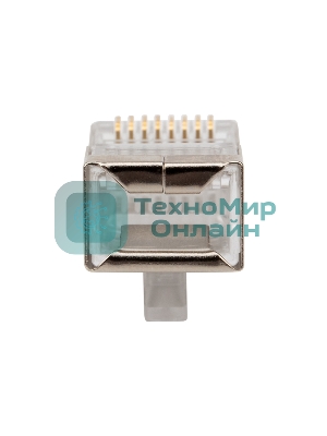 Разъем сетевой Rexant LAN на кабель, штекер 8Р8С (Rj-45), под обжим, в экране, (10 шт.)