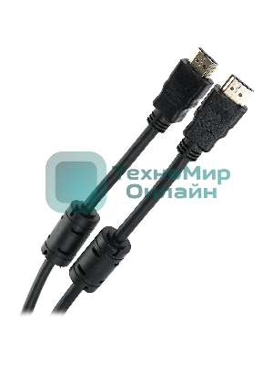 Кабель HDMI-19M - HDMI-19M ver 2.0+3D/Ethernet,2 фильтра 5m Telecom