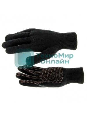 Перчатки трикотажные Сибртех, акрил, ПВХ гель 