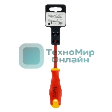 Отвертка диэлектрическая Сибртех PH2 x 100 мм, до 1000 В, двухкомпонентная рукоятка