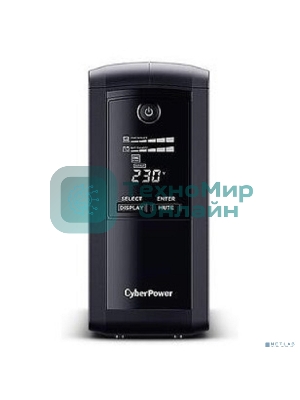 Источник бесперебойного питания CyberPower VP700ELCD Line-Interactive 700VA/390W USB/RS-232/RJ11/45 (4 EURO)
