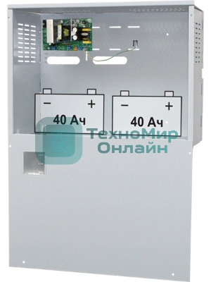 Источник вторичного электропитания СКАТ-2400И7 исп.5000 24В, 4А, под 2 АКБ 40 А·ч