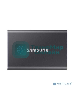 Внешний SSD Samsung T7, 2TB, USB 3.2 Gen 2 Type-C, R/W 1050/1000, титан