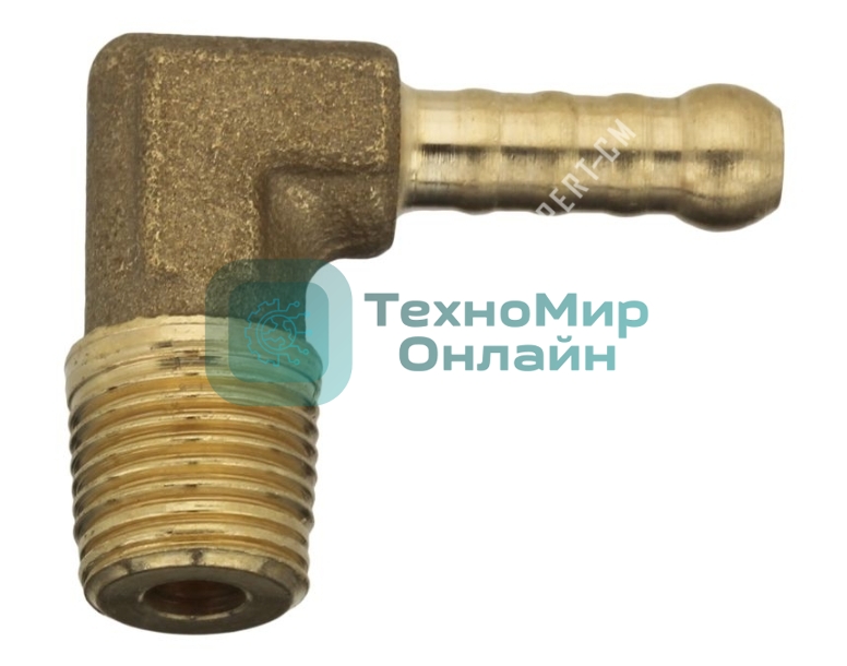 Соединение угловое под армированный шланг 1/8 Saeco, Philips 11024469