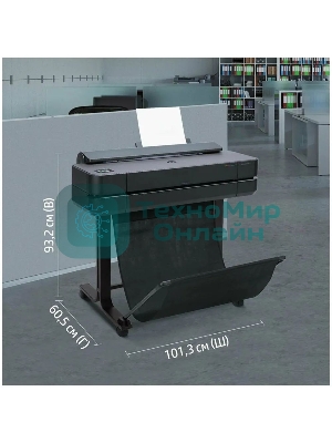 Плоттер струйный HP Designjet T630, A1, цветной, 24