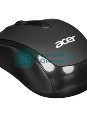 Мышь беспроводная Acer OMR133 черный, 1000 dpi, радиоканал, USB, кнопки - 3
