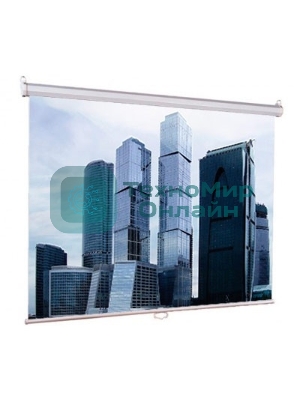 Настенный экран LEP-100102 Lumien Eco Picture 180х180 см Matte White, восьмигранный корпус, возм. потолочн-настенного крепления (ТРЕУГОЛЬНАЯ уп)