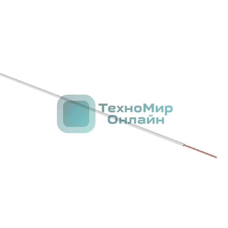 Провод ПГВА Rexant 1х1.00 мм², белый, бухта 100 м