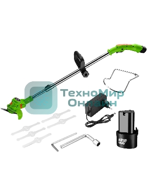 Триммер аккумуляторный Deko DKTR12, 12 В, 2 Ач