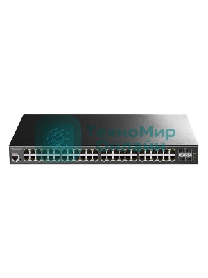 Коммутатор 48-Port Layer 2 Managed Gigabit PoE++ Switch with 4 10G SFP ports 720W