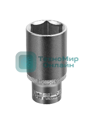 Головка торцевая удлиненная Stels 32 мм, 6-гранная, CrV, под квадрат 1/2