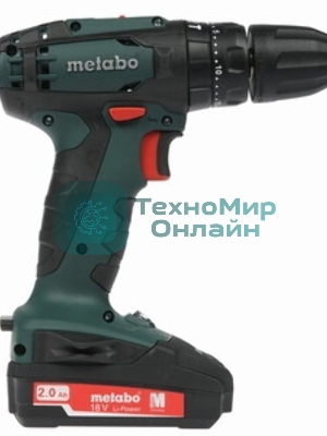 Дрель-шуруповерт Metabo SB 18 602245560, 18 В, 2 Ач, 48Нм, щеточный, ударный