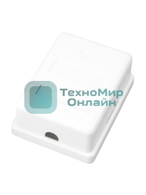 Розетка компьютерная Rexant 1-м ОП RJ45 CAT 5E бел.