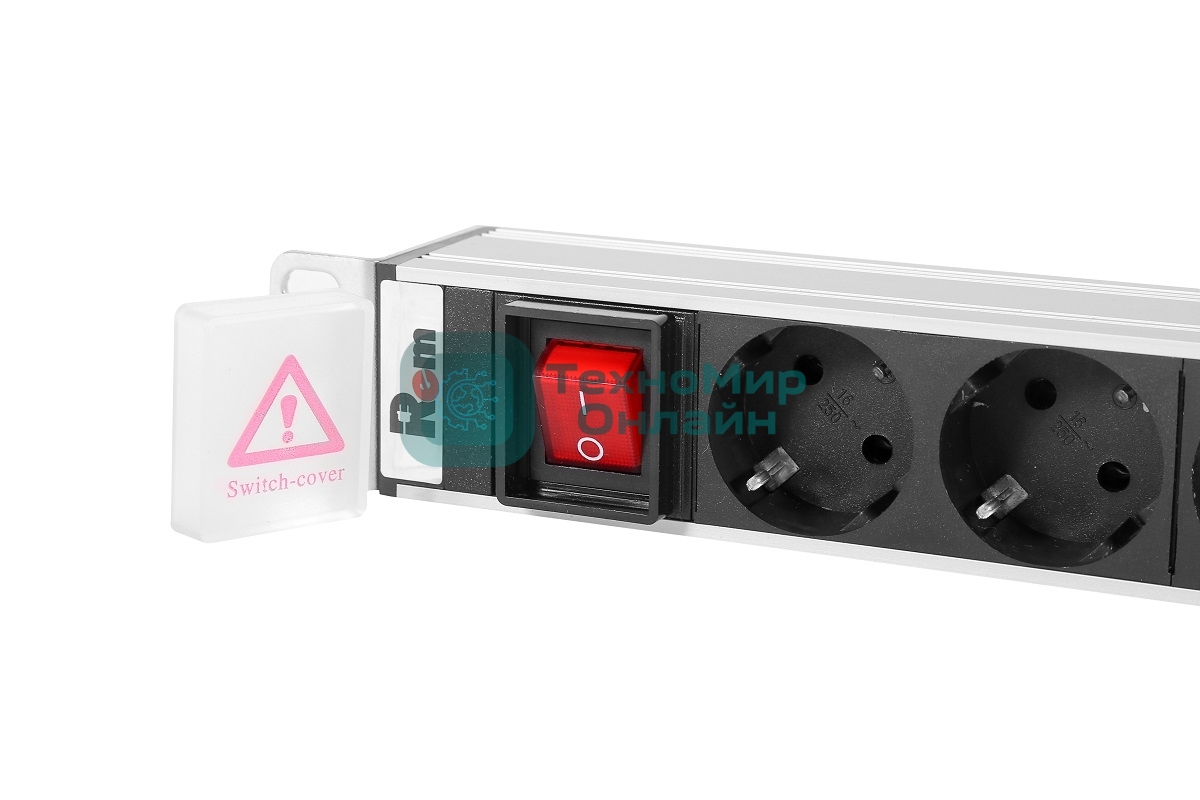 Блок распределения питания ЦМО R-16-10S-10C13-V-1420 верт.размещ. 10xSchuko 10xC13 базовые 16A без вилки