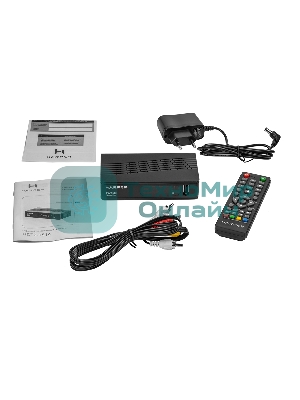 Ресивер DVB-T2 Harper HDT2-1514,черный