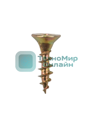 Саморез универсальный Kranz 4х16, желтый цинк, короб (200 шт./уп.)