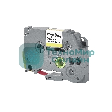 Кассета с лентой S'OK by Sakura Printing TZE632 для Brother, красный на желтом, 12мм/8м, наклейка