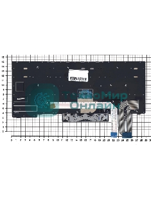 Клавиатура для ноутбука Lenovo ThinkPad E480 E485 черная с серебристой рамкой