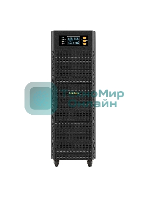 Источник бесперебойного питания On-line ExeGate PowerExpert TL-575-10kVA.240V.LCD.AVR.T.USB.RS232.SNMP 10000VA/10000W, On-Line, PF=1, LCD, клеммы, RS232, USB, SNMP-slot, встроенные батареи 12V 7.2Ah -20шт, возможность подключения до 4 внешних батарейных блоков 240В, Tower, металлический корпус на колесиках, черный