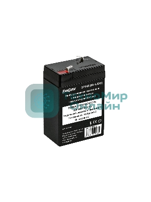 Батарея для ИБП ExeGate GP645 (6V 4.5Ah), клеммы F1