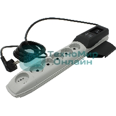 Сетевой фильтр ZIS Pilot Pro 6 розеток (5 евро + 1Gadget Parking) 1.8 м, автомат защиты Surge protector Pilot PRO 6 outlets (5 euro + 1 without ground) 10A/2.2kVt, 1.8m, automatic circuit-breaker
