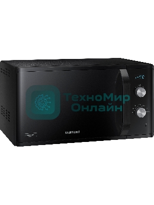 Микроволновая печь Samsung MS23K3614AK черный, 23 л, 800 Вт, переключатели - поворотный механизм