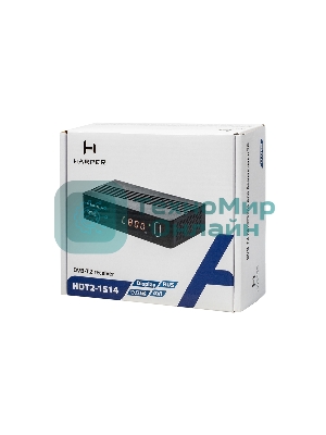 Ресивер DVB-T2 Harper HDT2-1514,черный