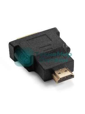 Переходник DVI-D-HDMI ExeGate EX-HDMI-DVI-3 (25F/19M, v 1.4b, позолоченные контакты, экран)