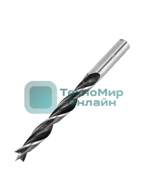 Набор сверл по дереву Sparta,3-4-5-6-7-8-9-10 мм, 8 шт. цилиндрический хвостовик