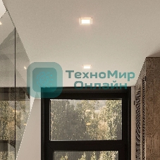 Светильник Gauss 6Вт 3000K цв.св.:белый теплый белый