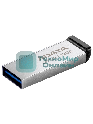 Флешка USB ADATA UR350 (UR350-32G-RSR/BK), 32Gb, USB 3.2, R/W 100/15, серебристый/черный