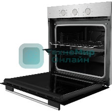 Духовой шкаф электрический Kuppersberg HF 603 BX 60 см, 80 л, High-Tech, 6 режимов, паровая очистка, черный + нерж. сталь