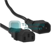 Кабель питания А1 (НФ-00001179) A1-PC075-C13-C14-1.8M черный